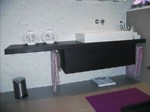 Waschtisch aus Wenge ge�lt